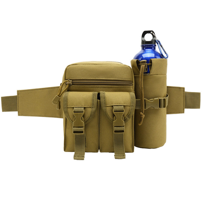 Outdoor sports running waist bag Luya tactical kettle waist bag function waterproof mobile phone bag mountaineering cycling waist bag men