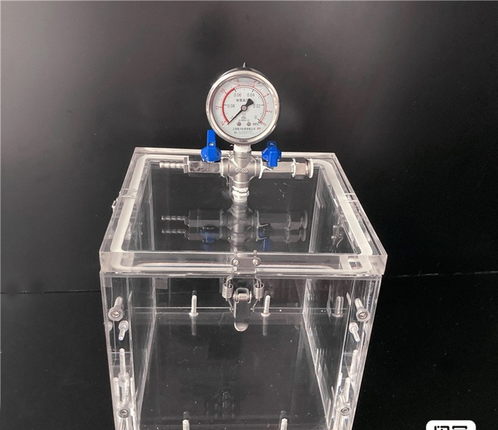 高透明亚克力真空箱负压箱实验脱泡桶密封性能测试真空除泡箱定制 - 图0
