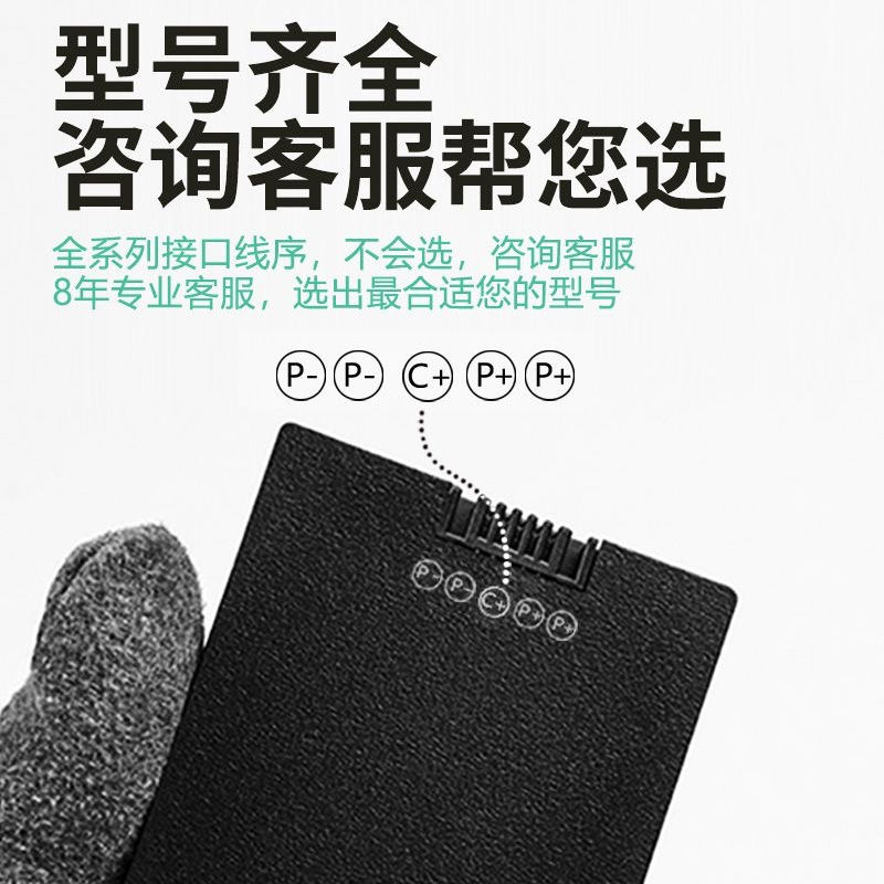 ZNS09H/ZNS09H1智能锁电池可充电通用5000毫安大容量P-P- C+P+P+-图1