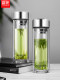 Fuguang double-layer thickened glass insulated tea cup