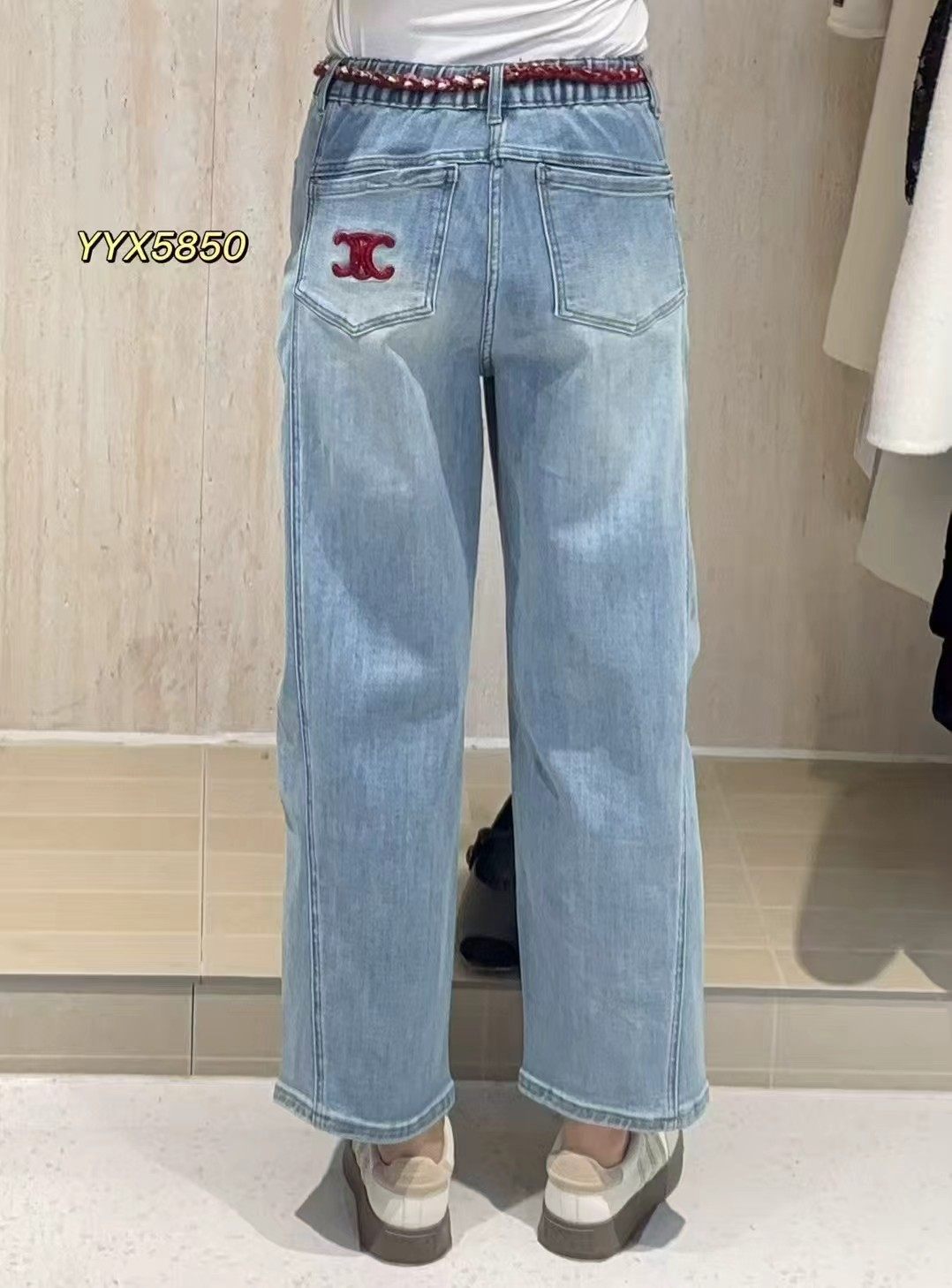 宜语析5950春加大码哈伦牛仔裤女 高腰收腹宽松显瘦休闲萝卜裤,淘宝优惠券,粉丝福利购,淘宝优惠卷