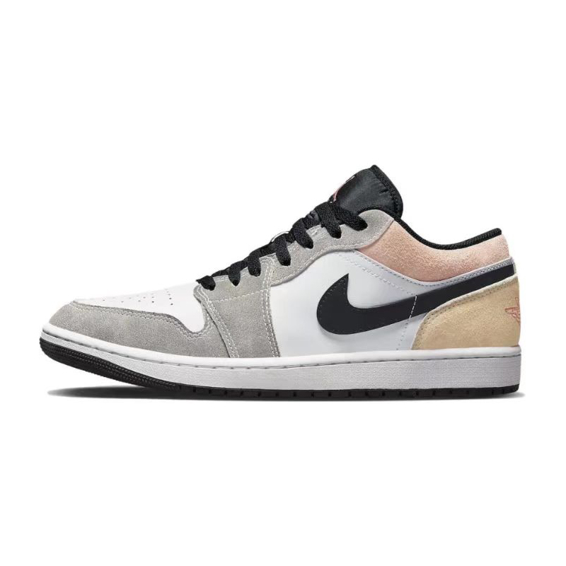 Nike Air Jordan1 Low AJ1 黑白灰 男子低帮复古板鞋 DX4334-008 - 图3