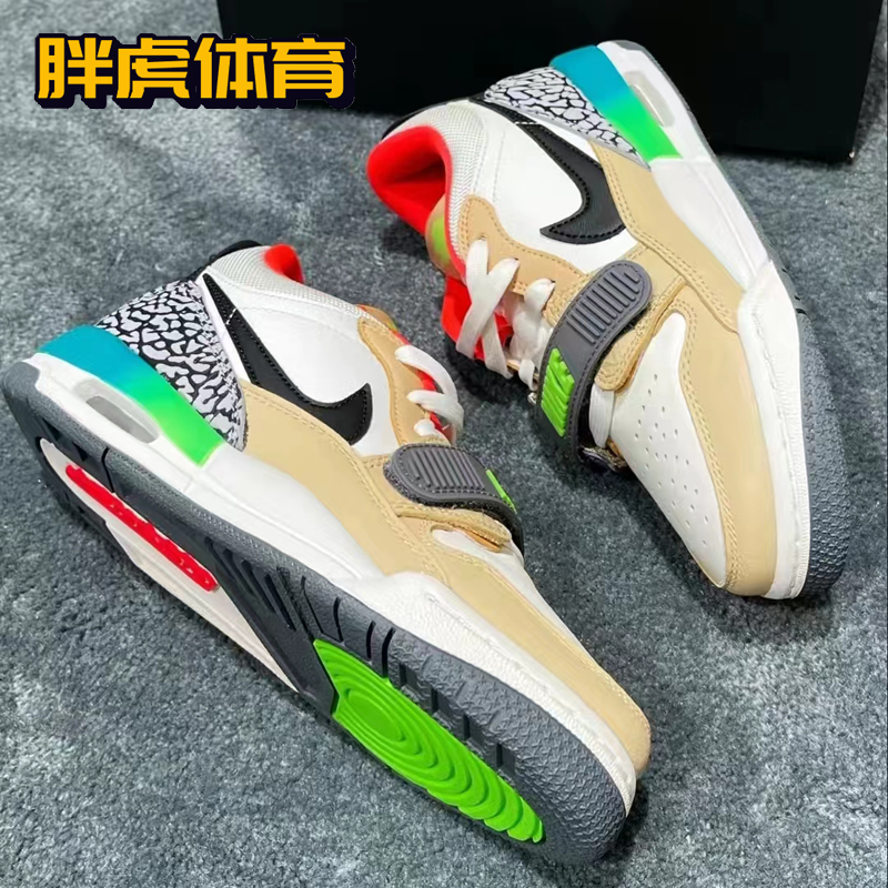 Nike Air Jordan AJ312Low 棕白 女低帮复古篮球鞋板鞋DZ2763-101 - 图2