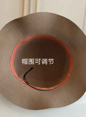 秋冬法式羊毛毡蝴蝶结显脸小帽