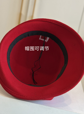 法式复古羊毛呢蝴蝶结盆帽秋冬