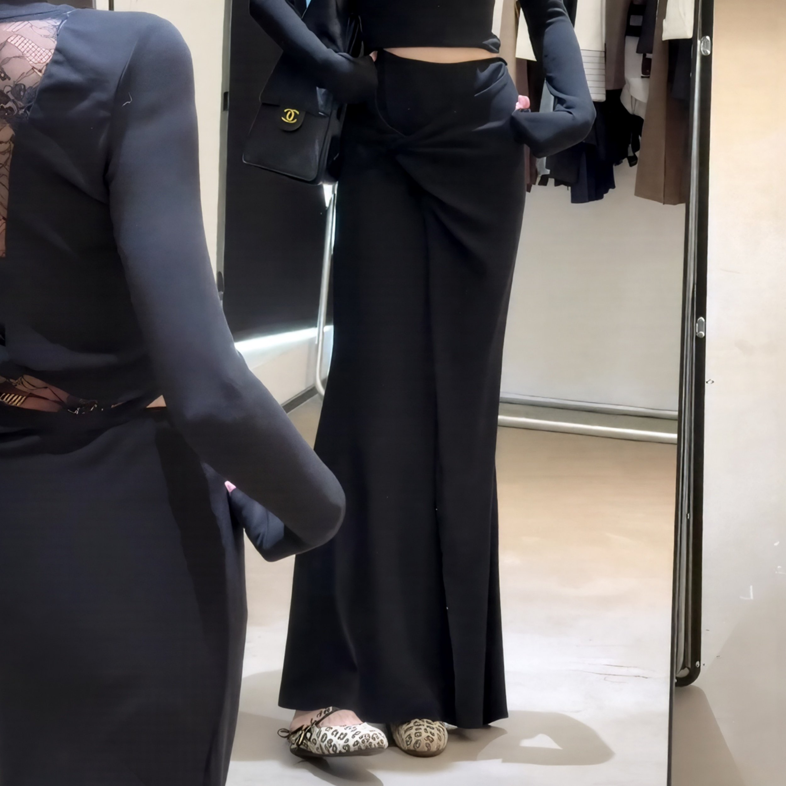 高级感气质黑色半身裙女百搭时尚长裙设计感长裙子松弛感秋冬新款,淘宝优惠券,粉丝福利购,淘宝优惠卷