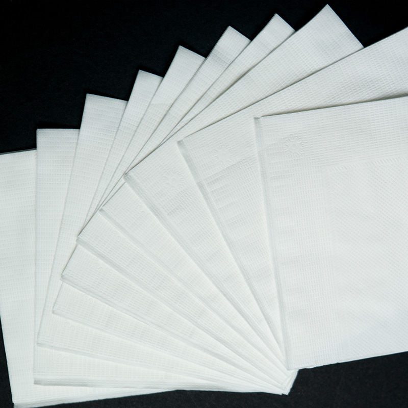 正方形餐巾纸散装定制印logo纸巾咖啡厅餐厅酒店快餐店方巾纸