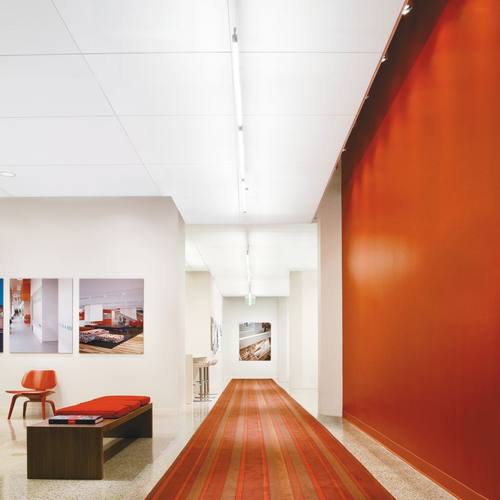 美国阿姆斯壮armstrong银星条形吸音矿棉板天花板吊顶长方形包邮 - 图0