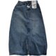 ກະໂປງ denim ຍາວກາງ A-line ແບບເກົາຫຼີ