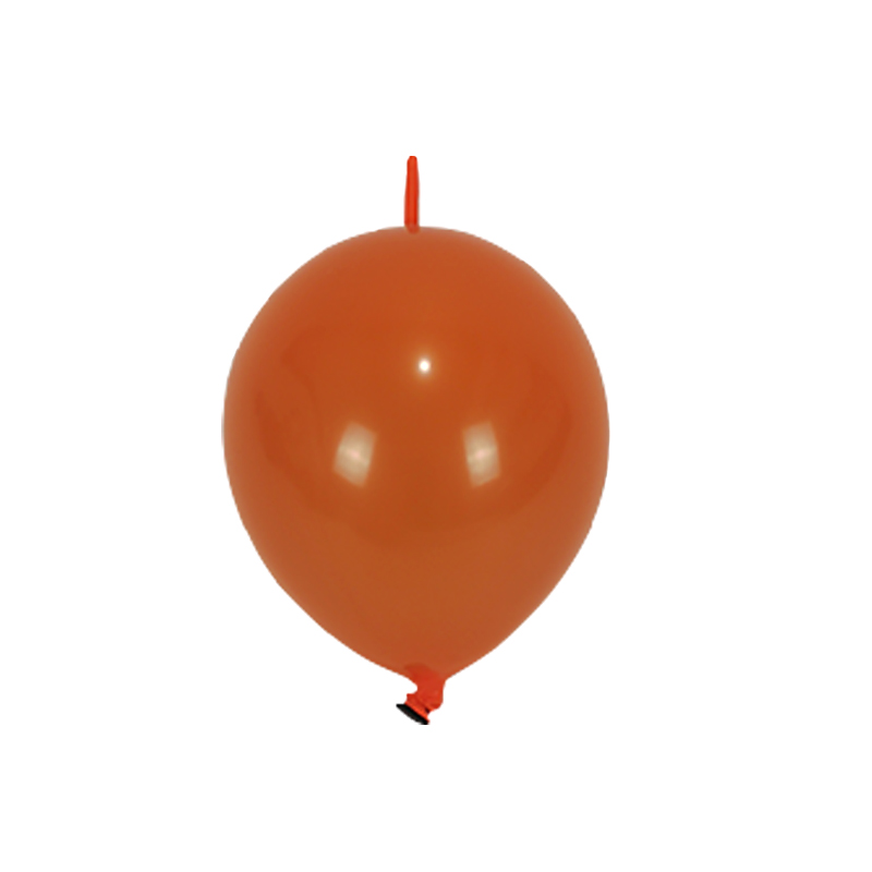 网红双层复古桔圆形乳胶气球户外婚礼生日节庆场景装饰造型尾巴球 - 图3