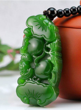 籽料把件如意新疆和田玉