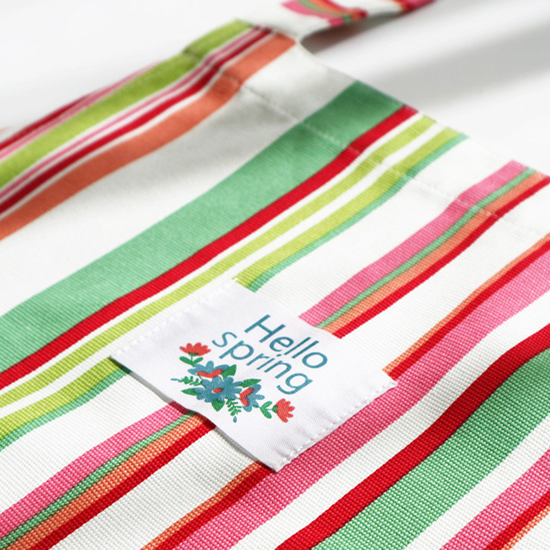 新款条纹围裙纯棉无袖挂脖可爱花边厨房家用工作服女日式时尚罩衣,淘宝优惠券,粉丝福利购,淘宝优惠卷