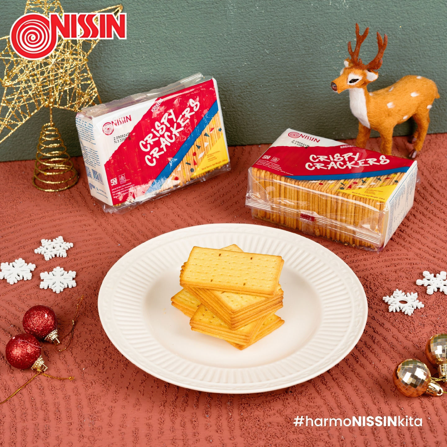 印尼NISSIN日清芝士饼250g*2包经典怀旧零食薄脆起司饼干芝士脆饼,淘宝优惠券,粉丝福利购,淘宝优惠卷