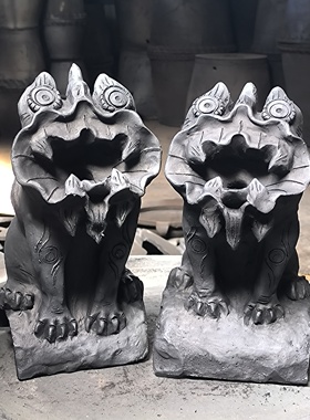 纯手工云南瓦猫陶中式