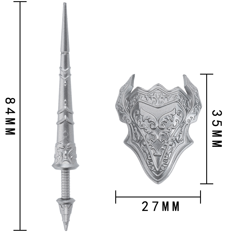 第三方中古圆桌骑士武器长矛盾牌拼装积木配件人仔玩具