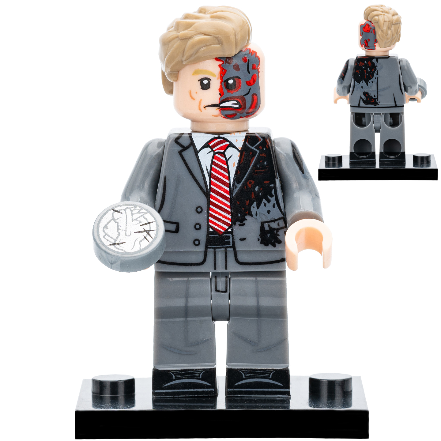 适用乐高DC蝙蝠侠机械超人小丑女第三方拼装积木人仔玩具KDL851 - 图1