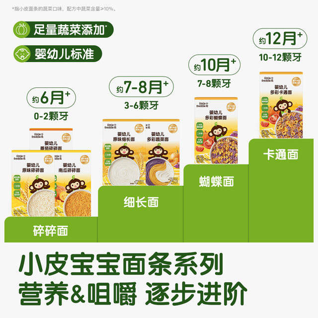 Xiaopi Baby Noodles Vegetable Noodles