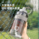 Large capacity water cup, high temperature resistant straw, portable in summer