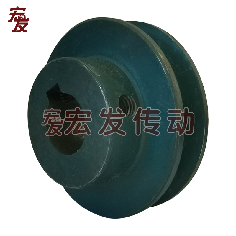 成品皮带轮 A型 单槽 内孔20 键槽6 A1-60 70 80 90 100 110 120 - 图0