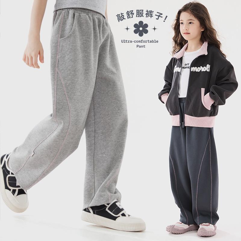 英国Next Rtrx 女童裤子春秋卫裤儿童运动裤大童休闲裤亲子直筒裤 - 图0