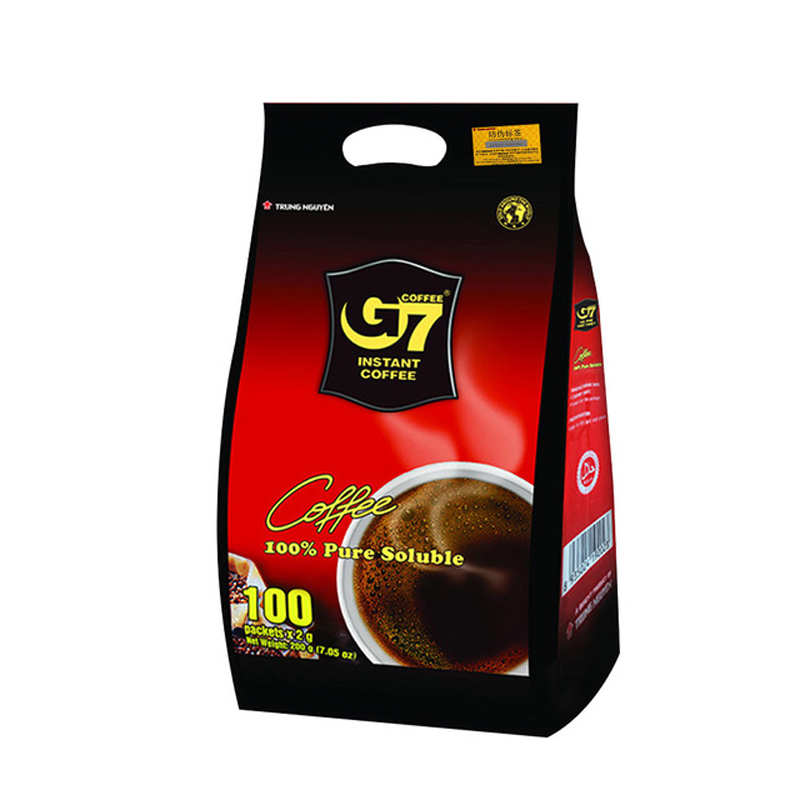 越南进口 中原g7咖啡无蔗糖添加美式萃取黑咖啡100小包 袋装 - 图3