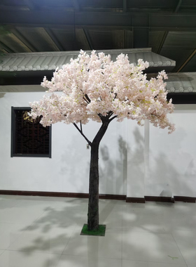 仿真樱花树假花树网红造景商场超市装饰造景许愿树舞台拍摄道具树