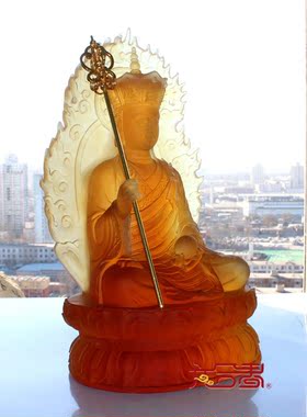 六合春琉璃密宗地藏王菩萨佛像