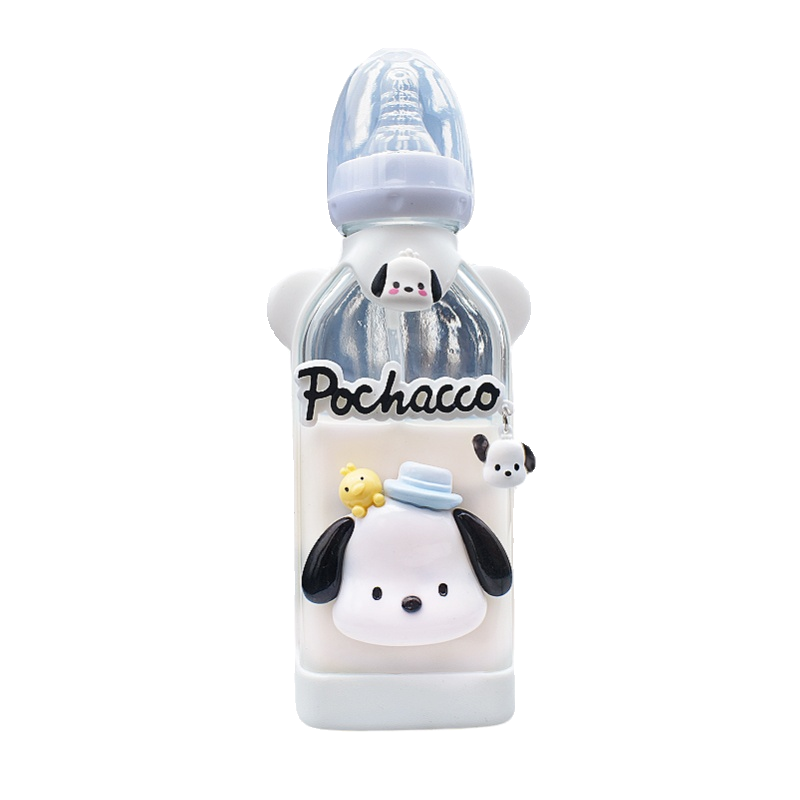 新方形高颜值可爱帕恰狗成人奶瓶学生少女心网红奶嘴杯送女友男友,淘宝优惠券,粉丝福利购,淘宝优惠卷