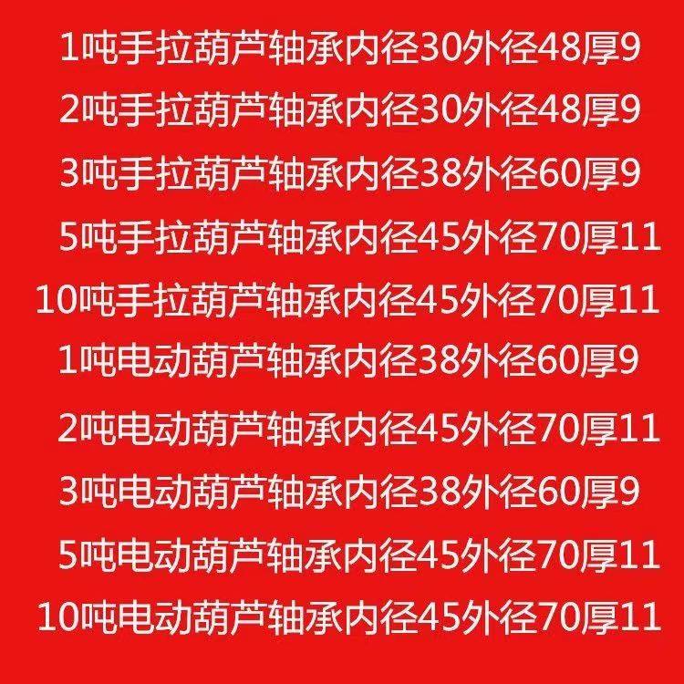 手拉葫芦配件主动轮轴承2T3T5T10电动葫芦手动倒链内外套一体轴承,淘宝优惠券,粉丝福利购,淘宝优惠卷