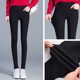 Spring and Autumn elastic leggings for women wearing thin trousers to make them look slim and high-waisted magic pants black student feet pencil pants