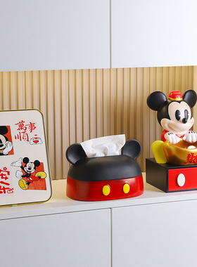 可爱米奇摆件钥匙玄关收纳置物柜