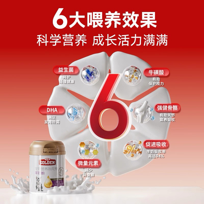 谷登羊奶粉宠物猫奶粉成猫幼猫狗狗奶粉幼犬用营养200g猫狗配方,淘宝优惠券,粉丝福利购,淘宝优惠卷