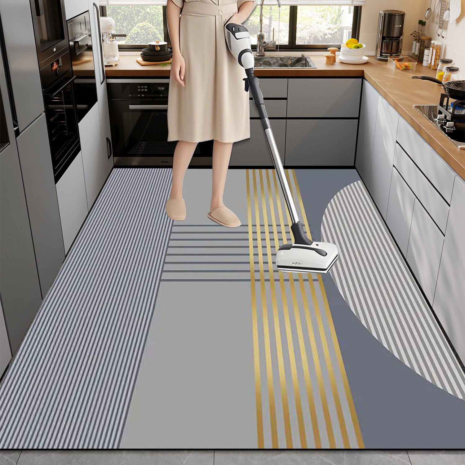 pvc厨房地垫防滑防油可擦免洗门口专用脚垫家用门垫新款地毯裁剪,淘宝优惠券,粉丝福利购,淘宝优惠卷