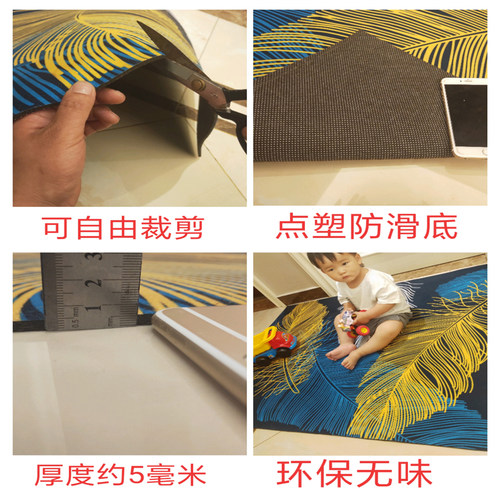 地垫门垫进门入户门口家用客厅门厅卧室地毯卫生间厨房吸水防滑垫 - 图2