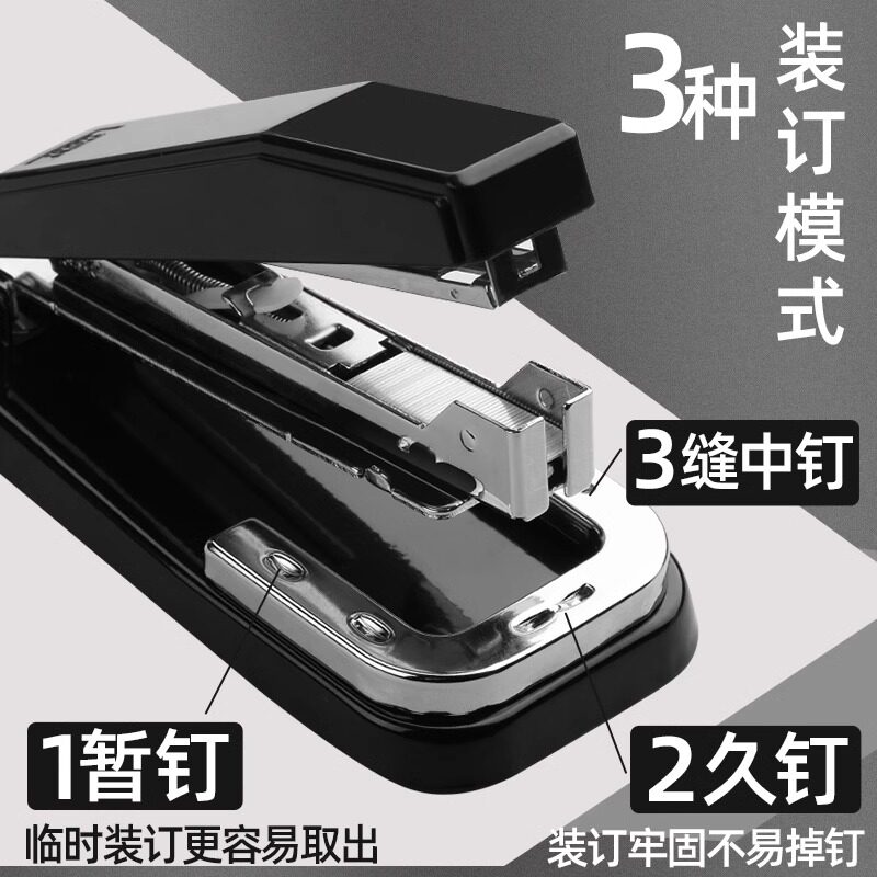 Deli rotatable and center-seam stapler for home use
