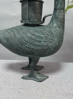 山西博物馆雁鱼灯汉代灯具凤灯宫灯青铜器仿古摆件收藏工艺品礼品