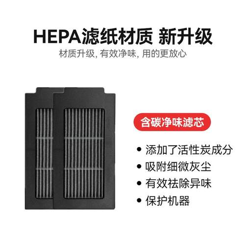 科沃斯扫地机器人T50Pro/T50S/N50/DDX57/67配件滤芯尘盒滤网 - 图0