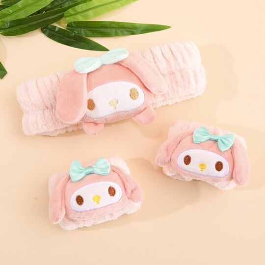 Face wash headband cute high elastic non-slip headgear