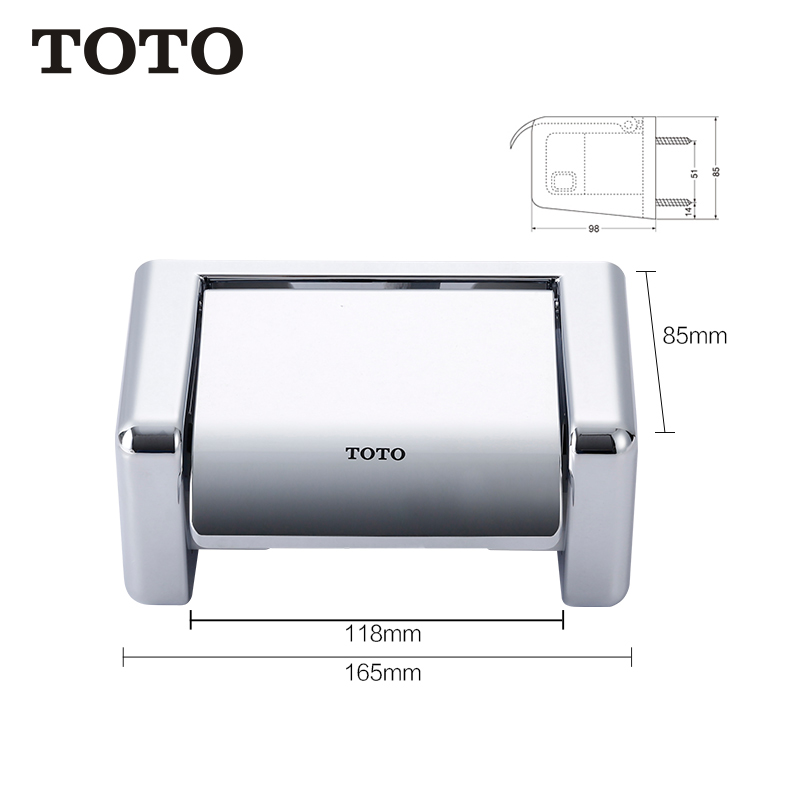 TOTO卫浴卷纸器卫生间树脂厕纸架挂墙浴室防水配件DS708PAS(11) - 图2