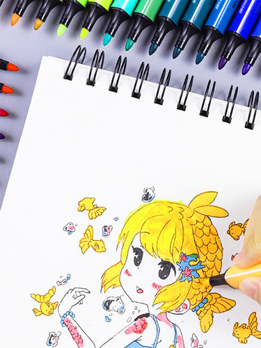 水彩笔单支单色可水洗红色蓝色黑色自选幼儿园儿童补充装彩笔批发 - 图2
