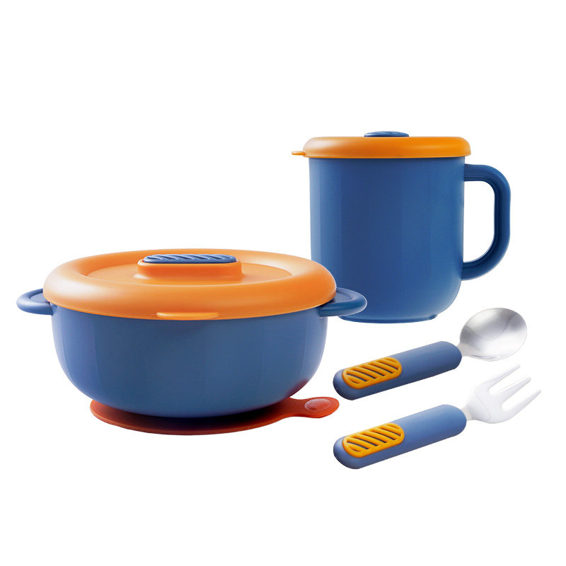 日康宝宝辅食碗儿童餐具婴儿碗餐盘可拆卸吸盘碗易抓握