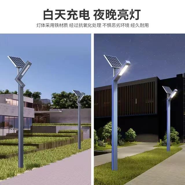 庭院灯户外景观灯小区铝型材高杆灯公园3米4米防水太阳能路灯 - 图0