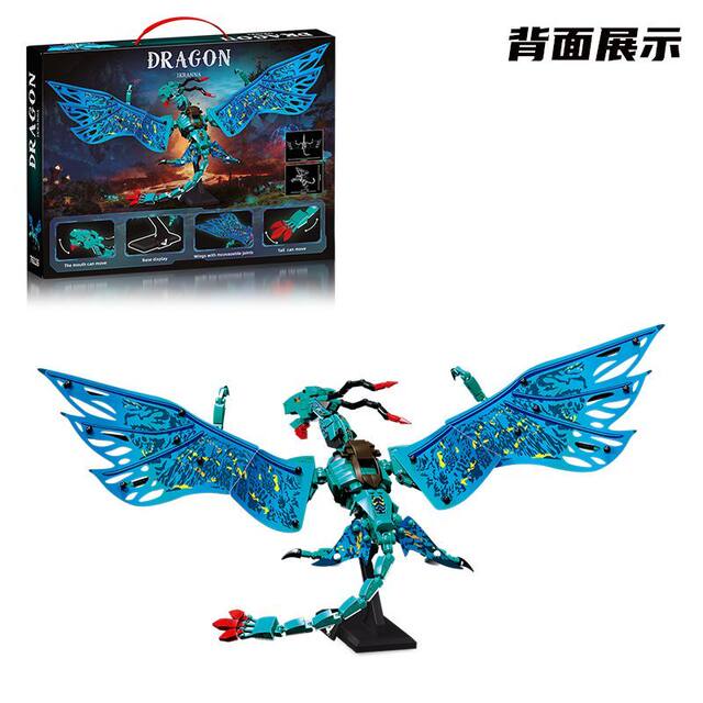 Avatar 3 Fire and Ashes Jack Sally building blocks Banxi animal picture Kun movie peripheral assembled toy model ornaments