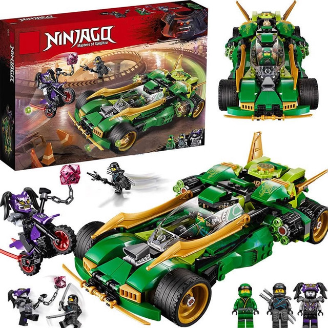 26 New Assembled Building Block Chariot Motorcycle Ninjago