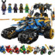 Shadow Ninja Brick Chariot Blade Giant Wheel Motorcycle Figure