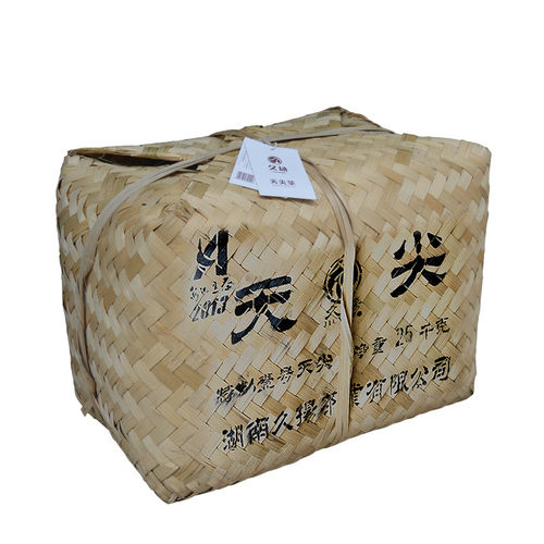 久扬安化黑茶 陈年好茶 正品陈香天尖茶叶 特级蜜药香散茶叶 25kg - 图1