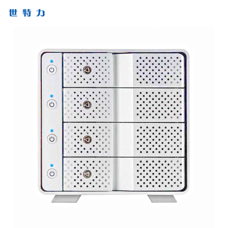 世特力CRCH35U31CIS外接type-c外置3.5英寸4盘位硬盘盒USB3.1多盘 - 图0