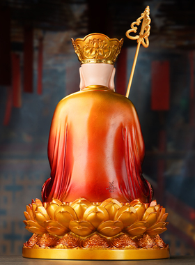 地藏王菩萨南海观音弥勒佛释迦牟尼娑婆四圣家用供奉佛像树脂摆件