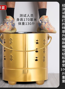 烧纸桶烧金桶不锈钢拜神烧香筒