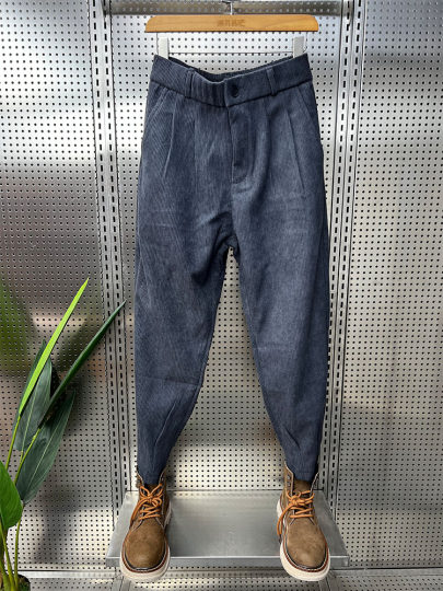 Trousers, corduroy casual pants, handsome corduroy pants